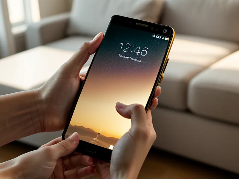 Smartphone screen showing a simple, transparent internet service bill.